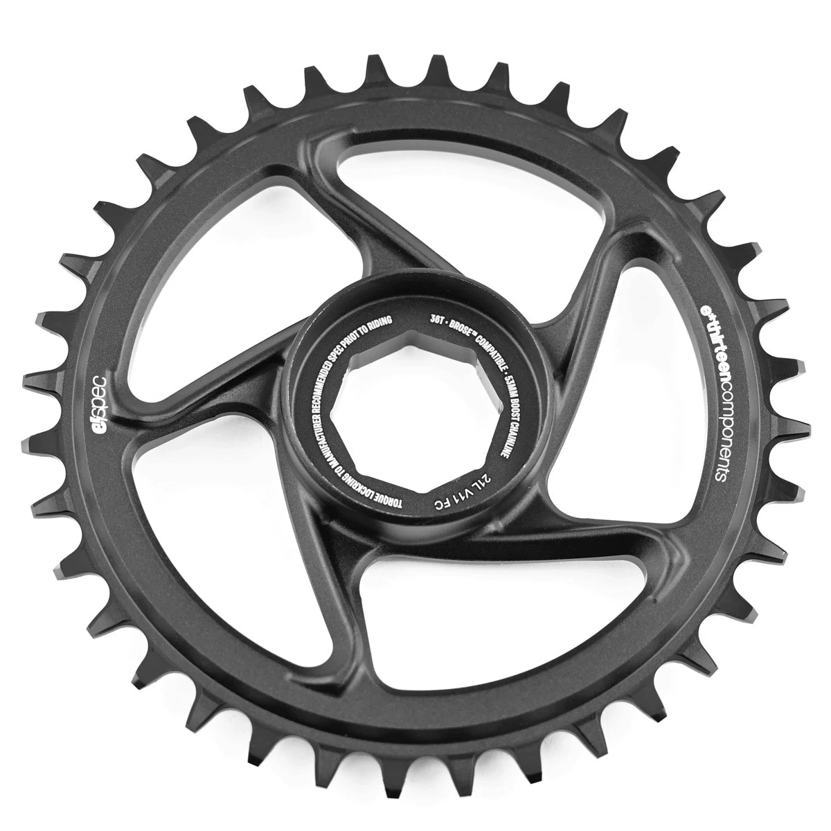 E-thirteen E*thirteen E*spec Direct Mount Chainring For Brose S Mag - Black 3 E-thirteen E*thirteen E*spec Direct Mount Chainring For Brose S Mag - Black