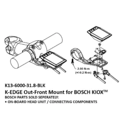 K-Edge BOSCH Kiox Out-Front Mount 31,8mm - Black 13 K-Edge BOSCH Kiox Out-Front Mount 31,8mm - Black -Aanbiedingen Rijwiel Delen Winkel k edge bosch kiox out front e bike mount 2 1127432