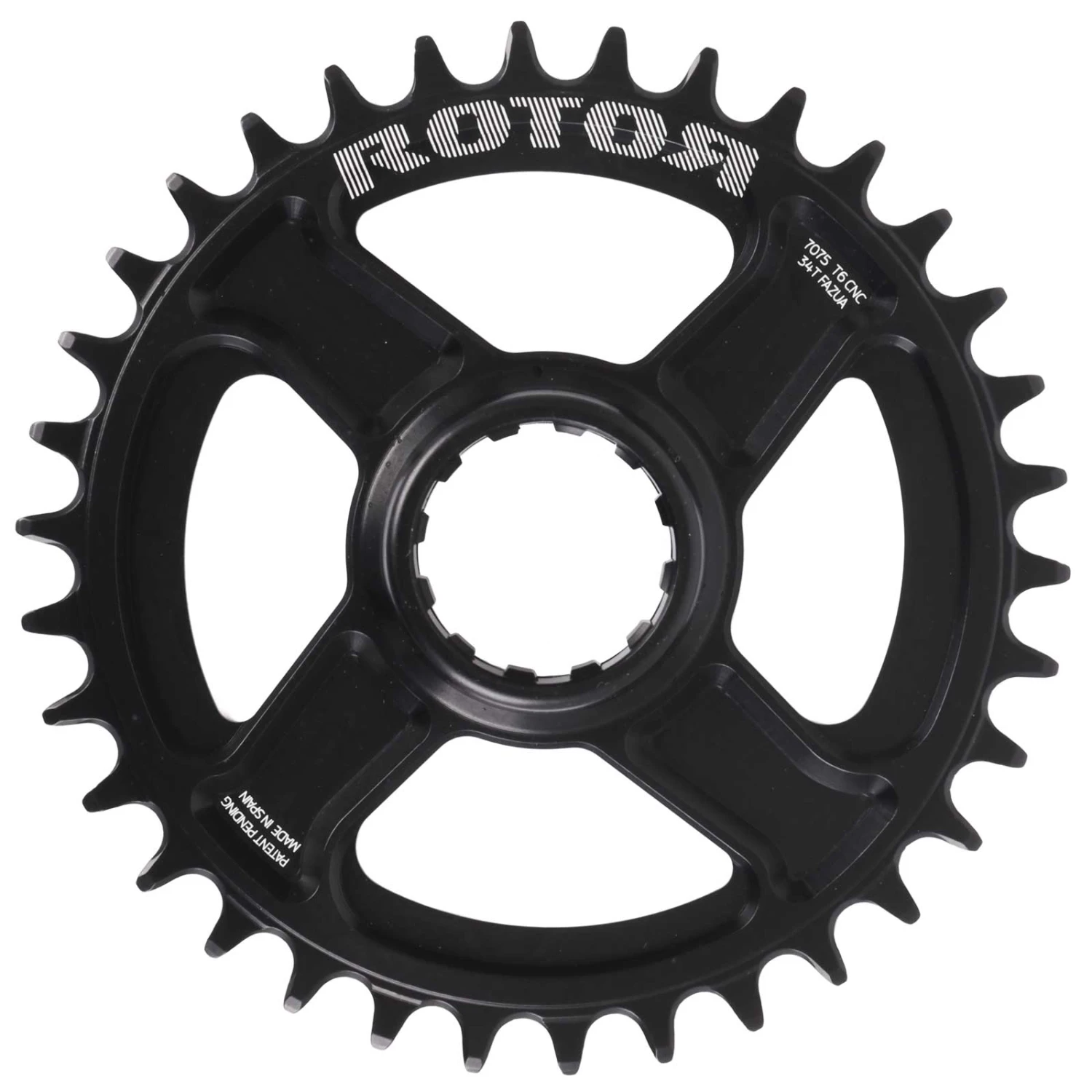 Rotor Direct Mount EMTB Chainring - Round | For Fazua Evation - ERing - New Logo 4 Rotor Direct Mount EMTB Chainring - Round | For Fazua Evation - ERing - New Logo - Afbeelding 2